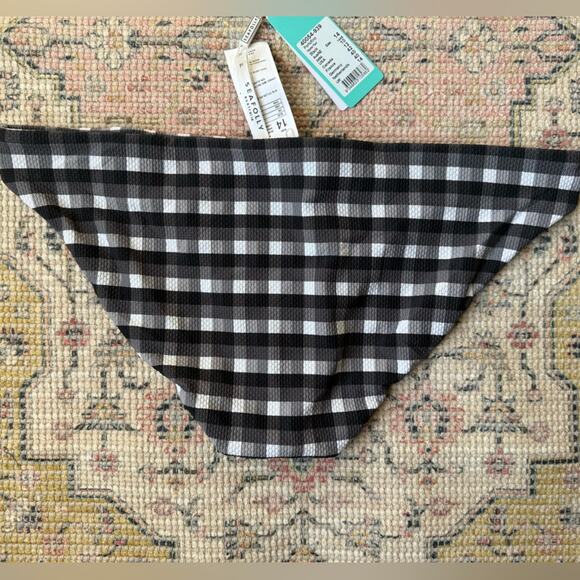 New Seafolly Portofino Hipster Swim Bikini Bottoms Black White Gingham 10 - Picture 4 of 4